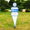 Spring-inserted ground human wall simulates human wall free kick training, human wall training target, dummy football training obstacles details Picture